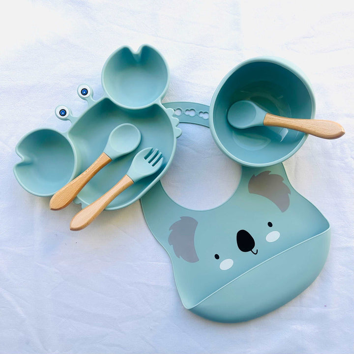 Set repas assiette et couverts pour enfant personnalisé