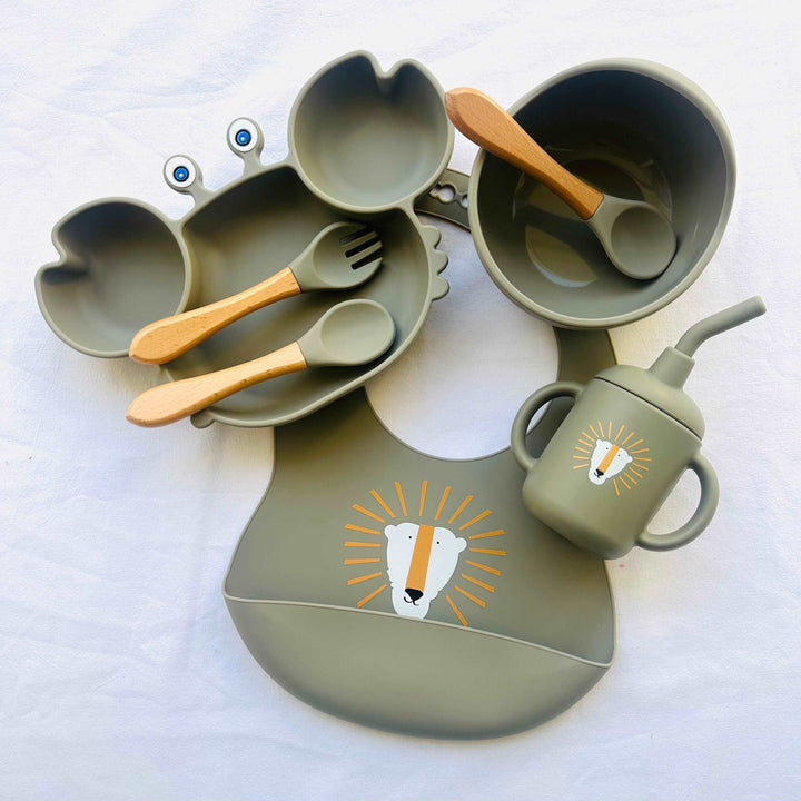 Set repas assiette et couverts pour enfant personnalisé