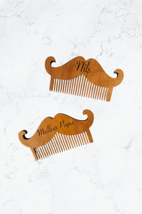 Peigne à barbe personnalisé
