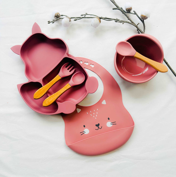 Set repas assiette et couverts pour enfant personnalisé