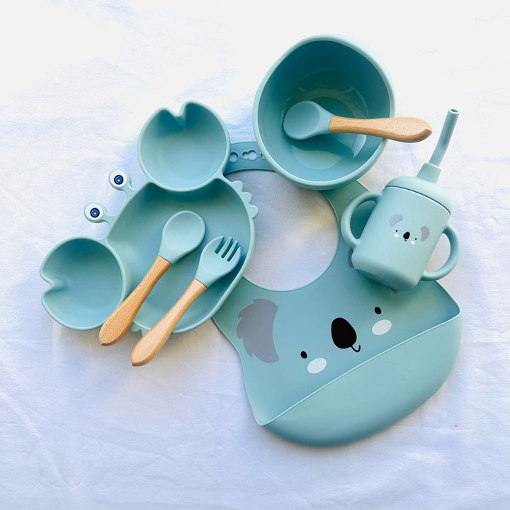 Set repas assiette et couverts pour enfant personnalisé