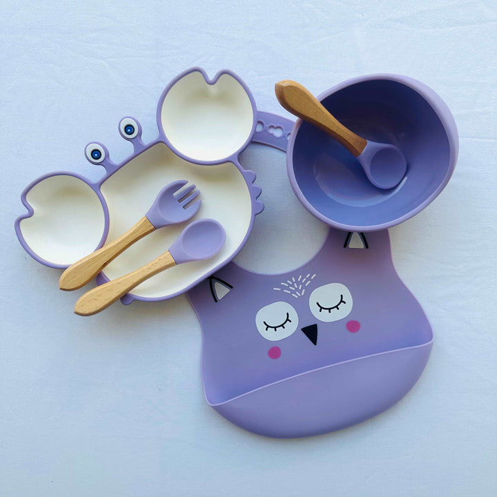 Set repas assiette et couverts pour enfant personnalisé