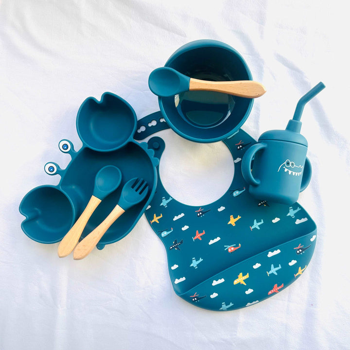 Set repas assiette et couverts pour enfant personnalisé