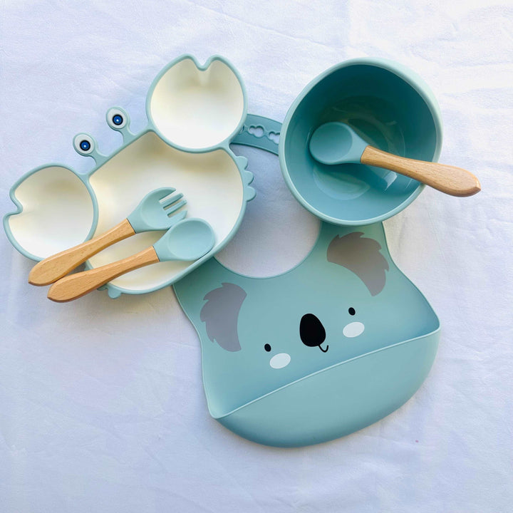 Set repas assiette et couverts pour enfant personnalisé