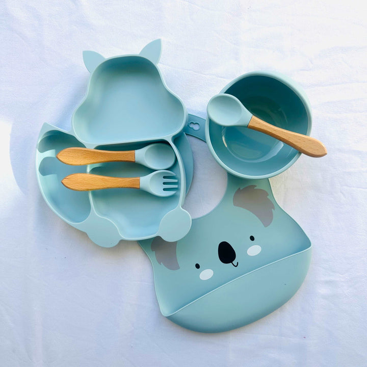 Set repas assiette et couverts pour enfant personnalisé