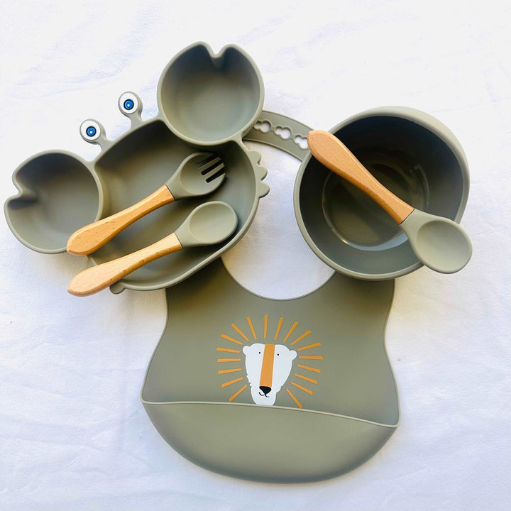 Set repas assiette et couverts pour enfant personnalisé